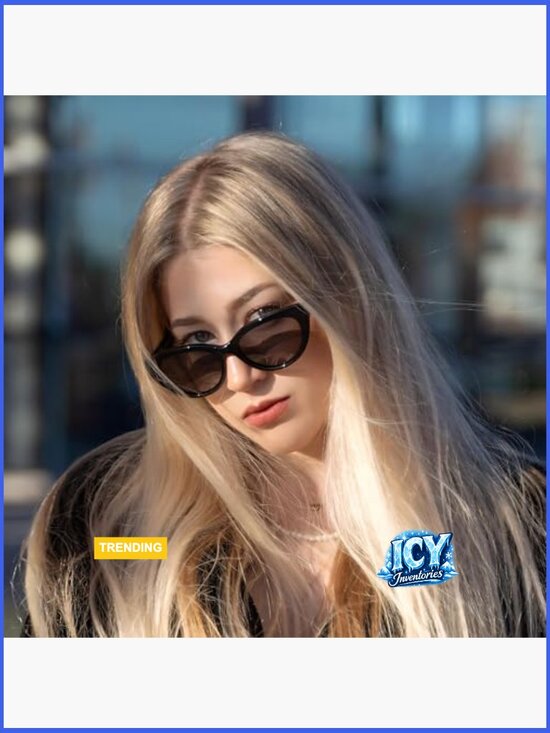 Polarized Cateye Sunglasses for Women UV400 Protection Retro Shades main image 6